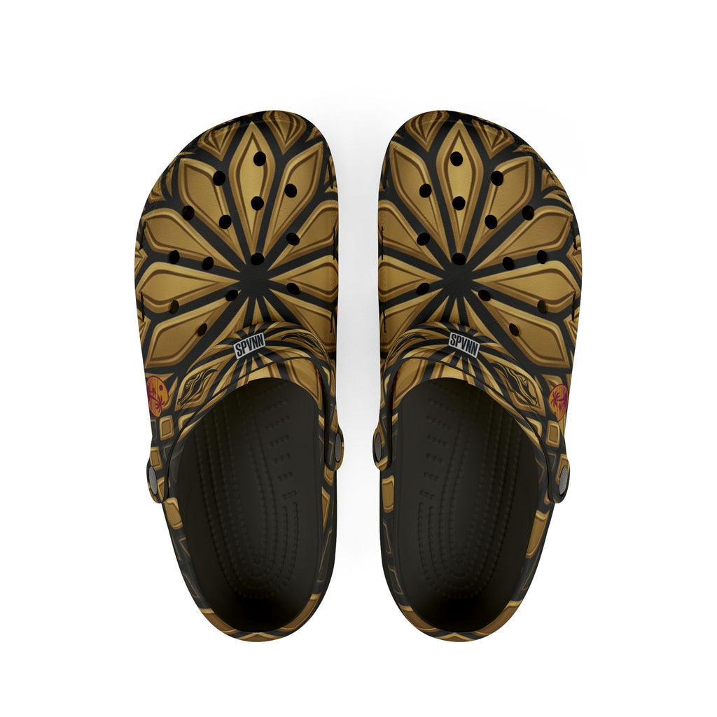 SPVNN Gold Mandala Shoes