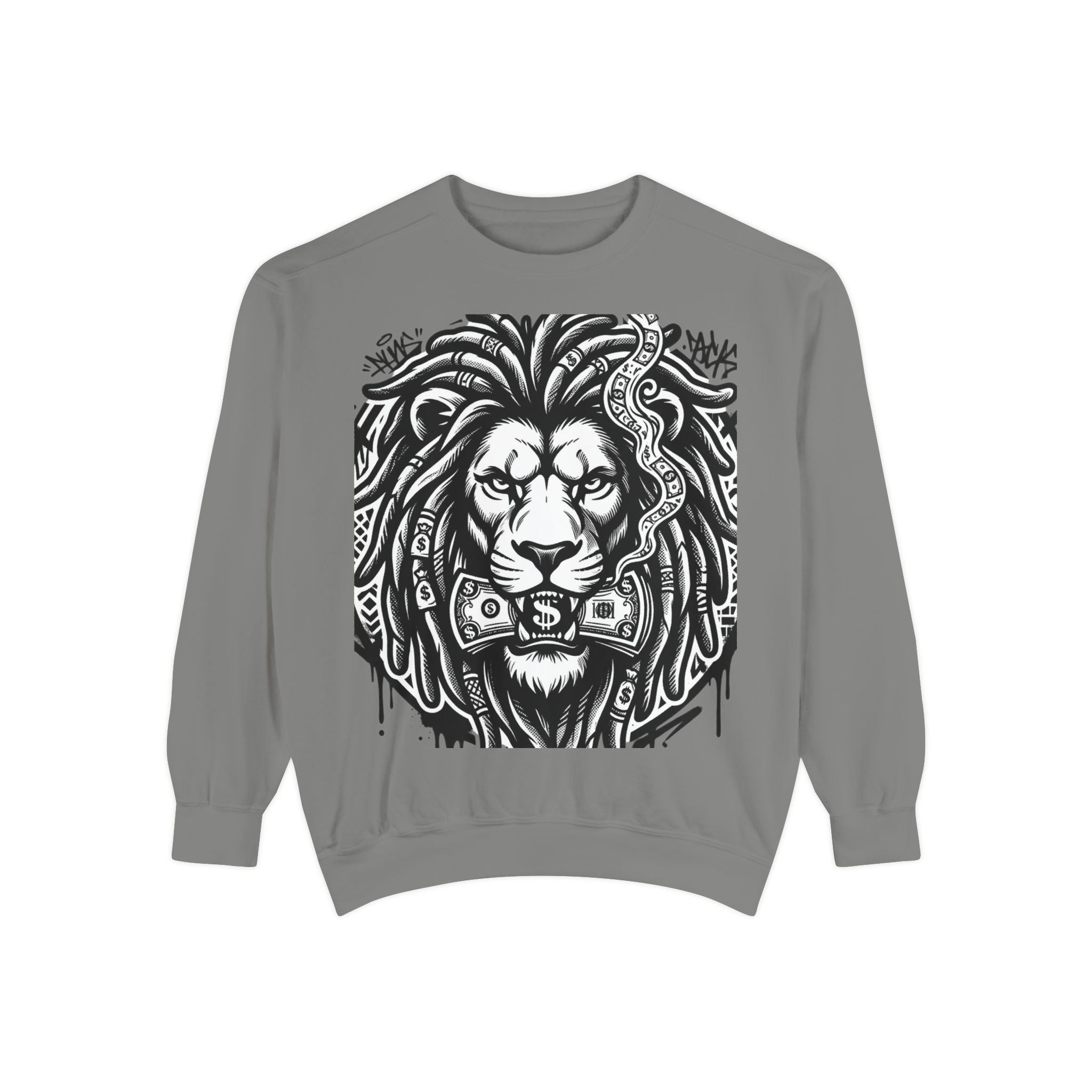 SPVNN Graffiti Lion Crewneck — Built Different Sweatshirt