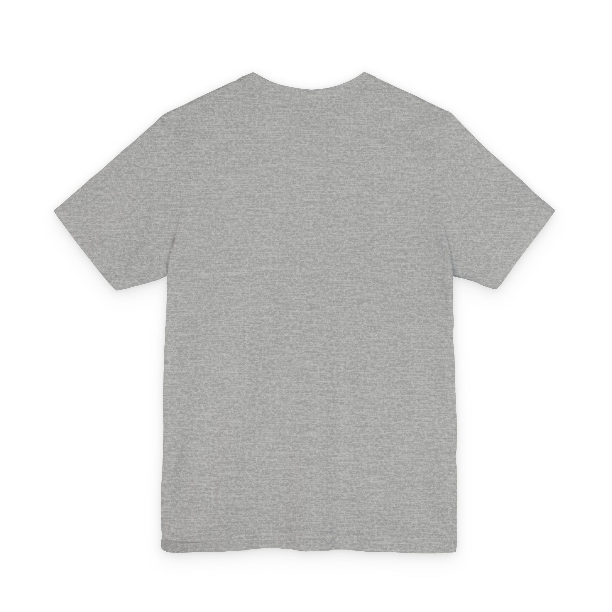 T-Shirt — Minimal Tiny Rose Chest Graphic, Casual Everyday Tee