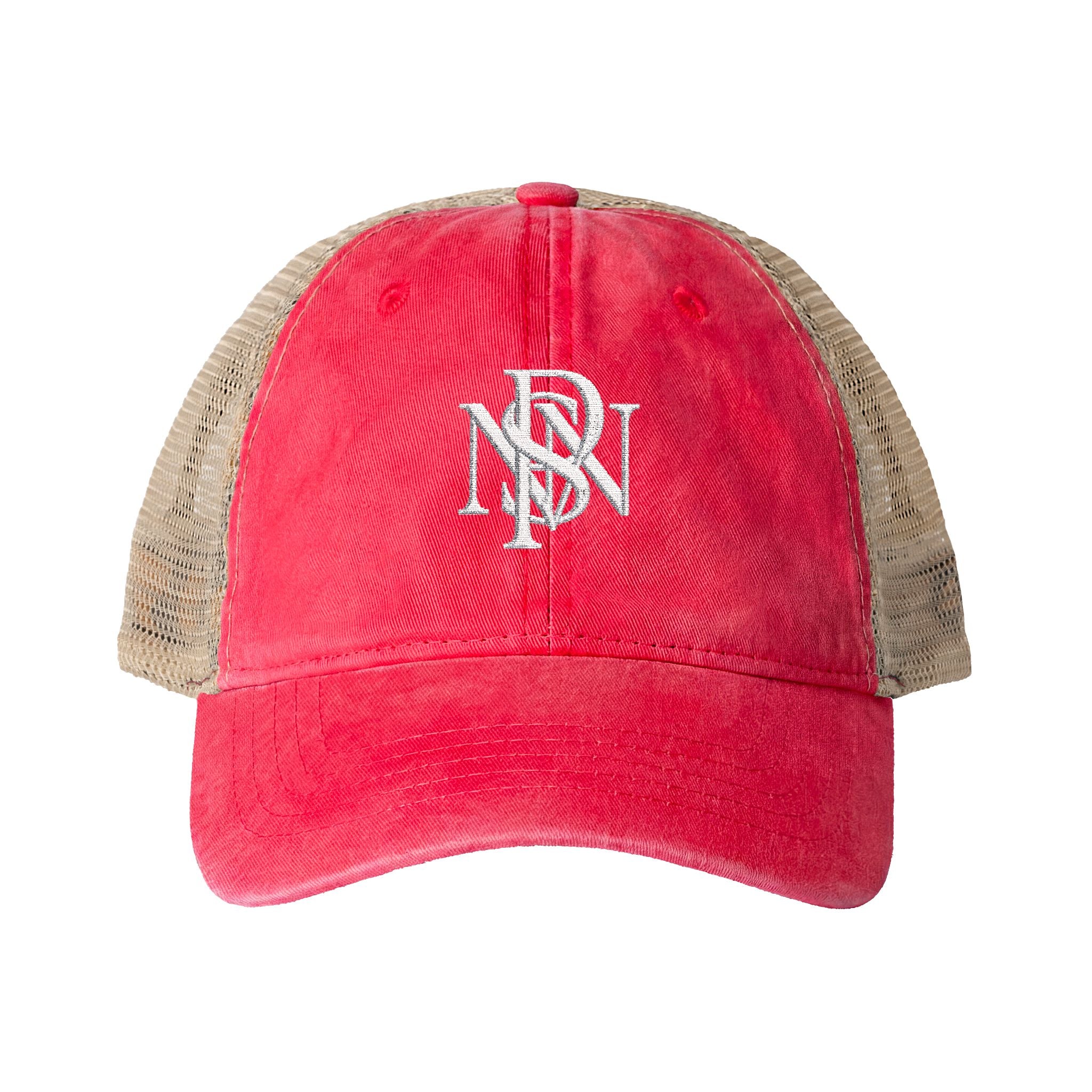 Washed Mesh-Back Cap