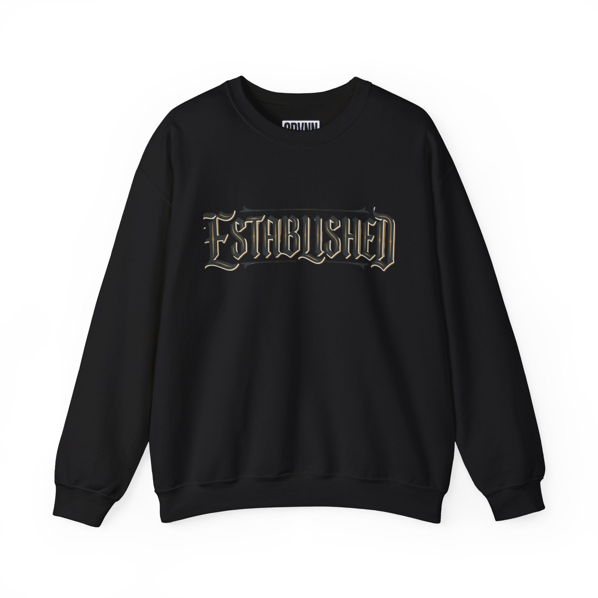 Established Gothic Crewneck Sweatshirt — Vintage Metal Band Style