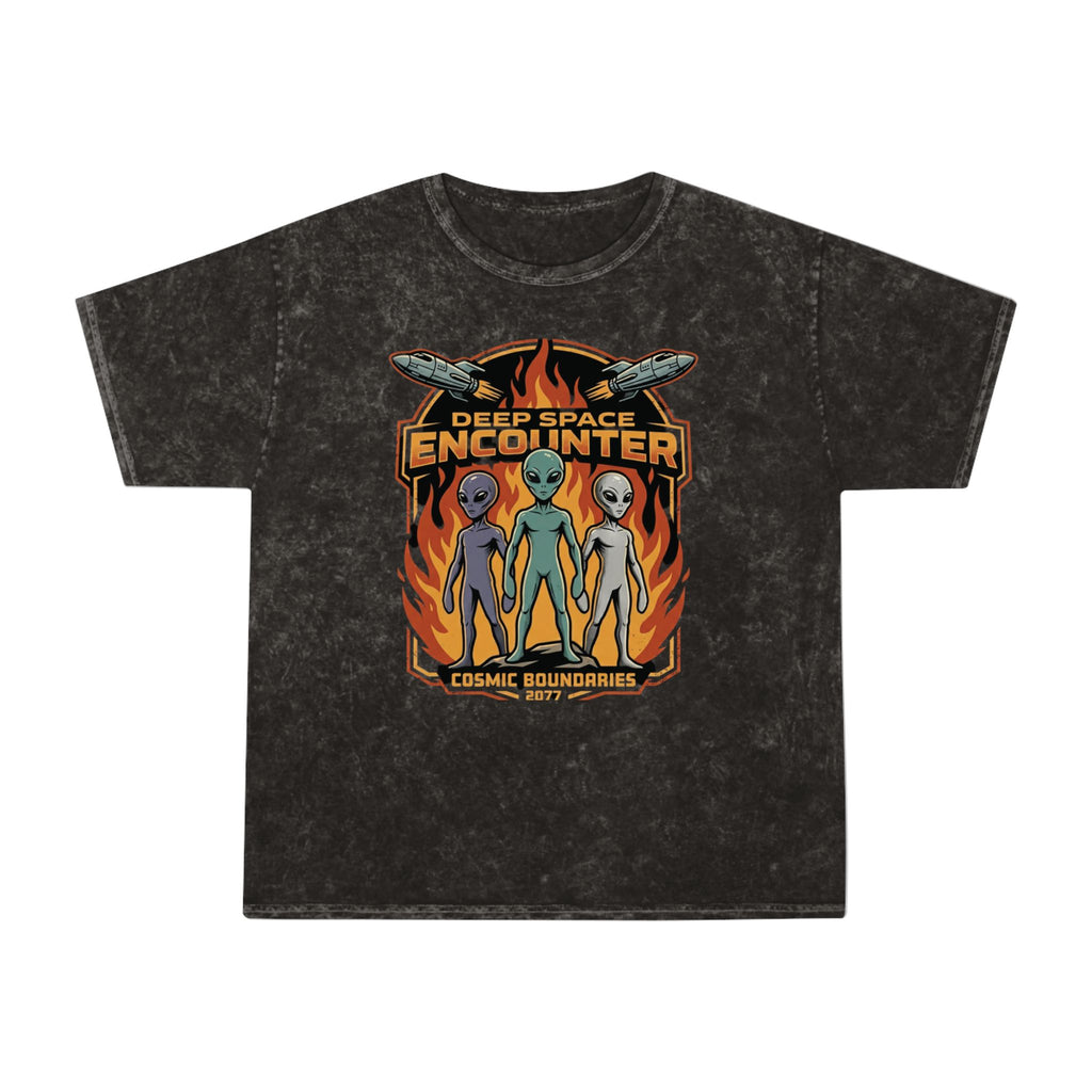 Deep Space Encounter Alien T-Shirt — Astra Defenders Graphic Tee
