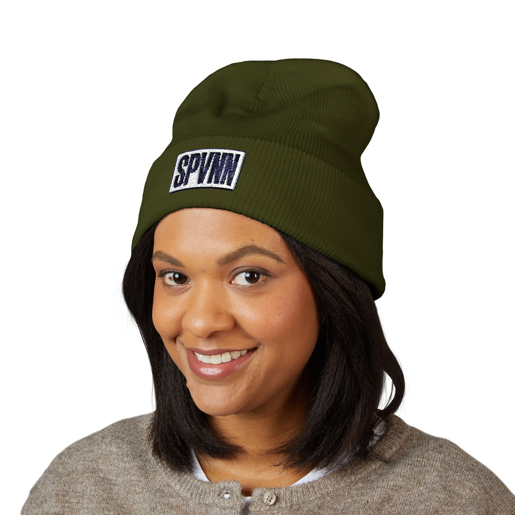 SPVNN Classic Cuffed Beanie — Embroidered Logo Knit Hat