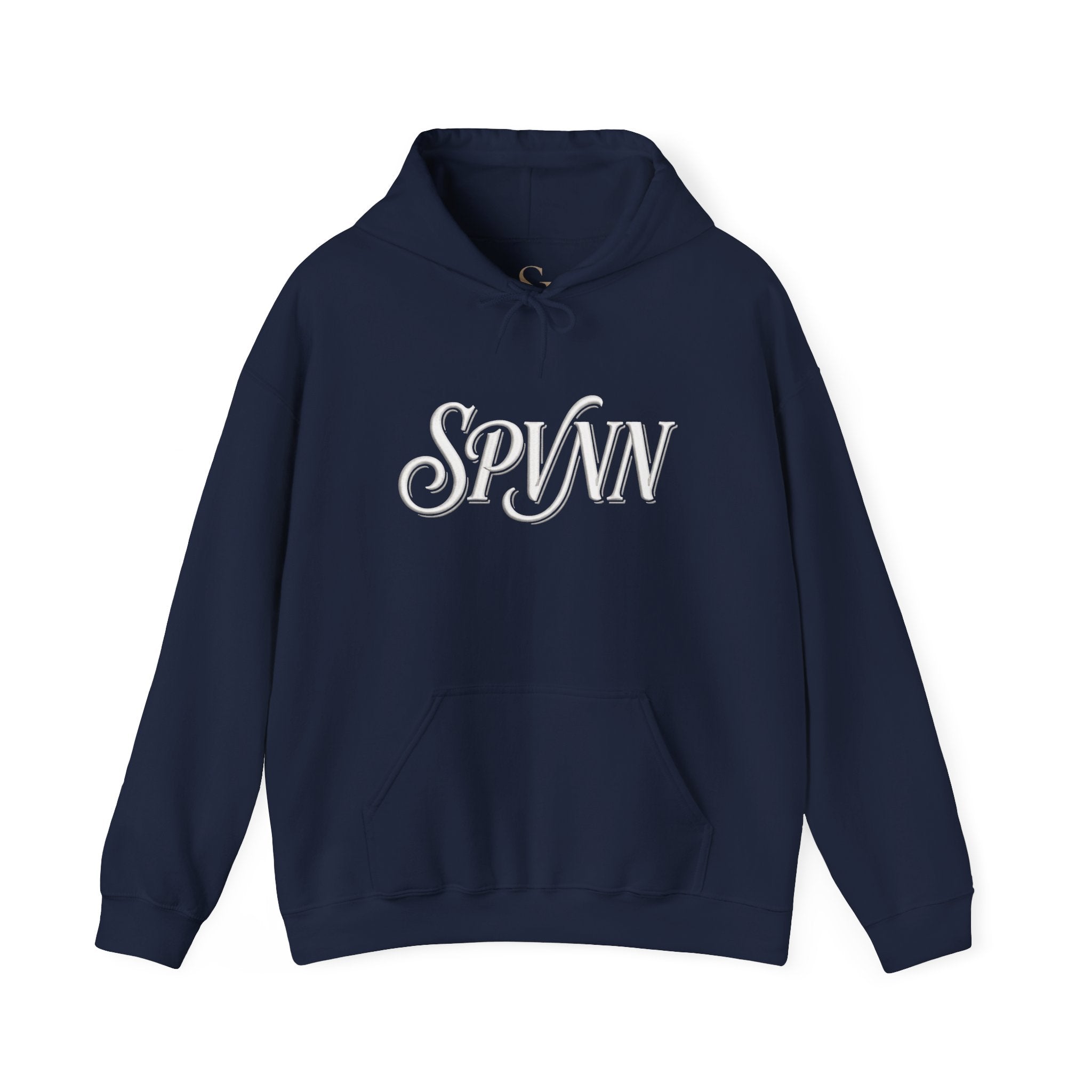 Presence in Motion Hoodie - Minimal Monogram Pullover