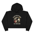 Worldwide Rock Band Crop Hoodie — "Play Your Own Motown" Guitar Graphic