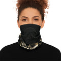 Hustle Checkered Neck Gaiter — Lightweight Motivational Face Tube