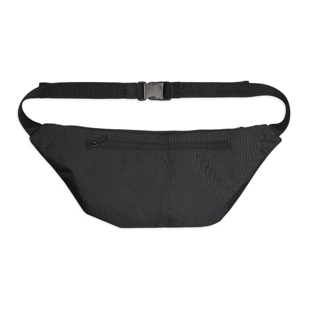 Checkerboard Black Large Fanny Pack