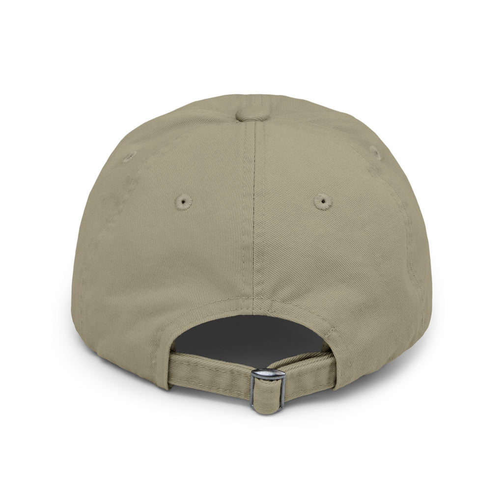 Distressed Black Baseball Cap with Gold 'SN' Monogram — Vintage Casual Hat
