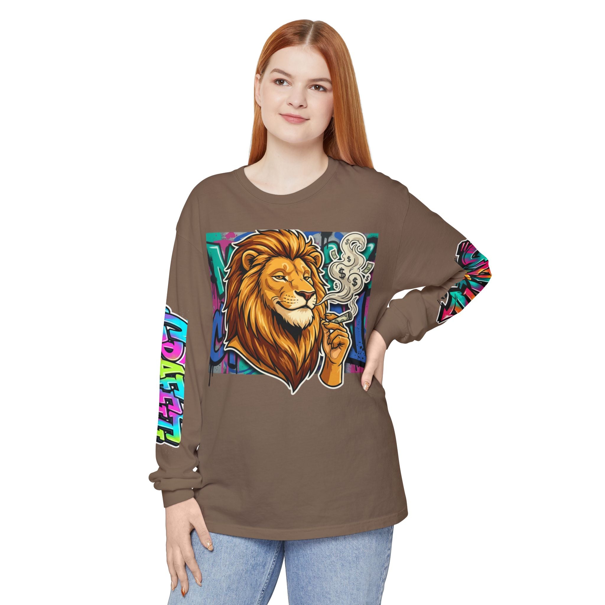 SPVNN Lion Graffiti Long Sleeve — King City Streetwear Tee