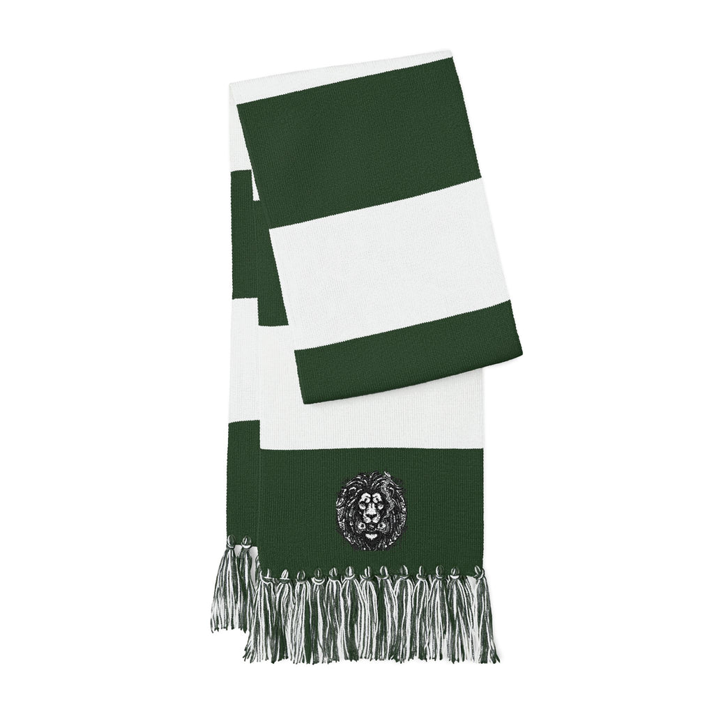 SPVNN Embroidered Spectator Scarf — Striped Crest Patch Supporter Scarf