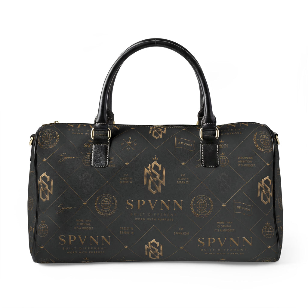 Faux Leather Travel Bag