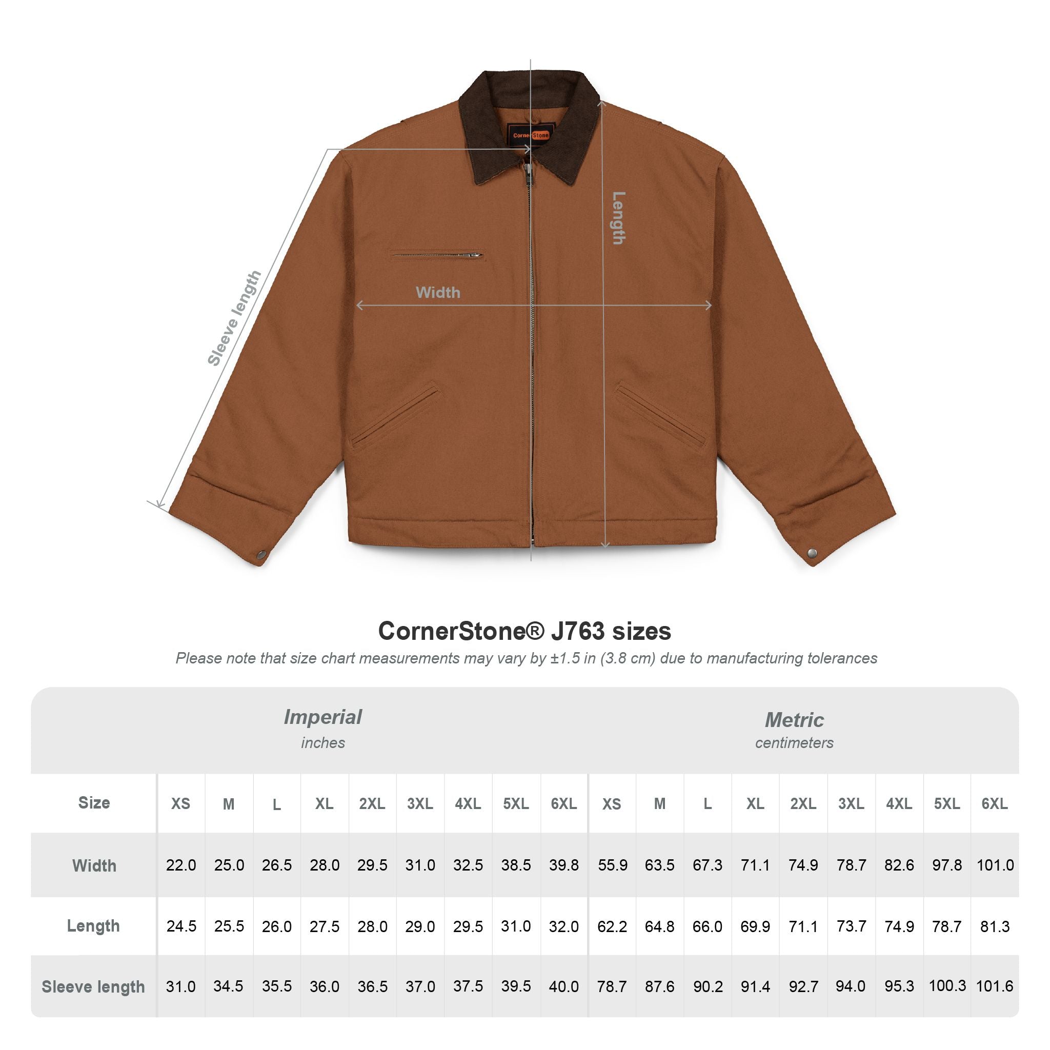 SPVNN Duck Cloth Work Jacket — Graphic Chest Patch