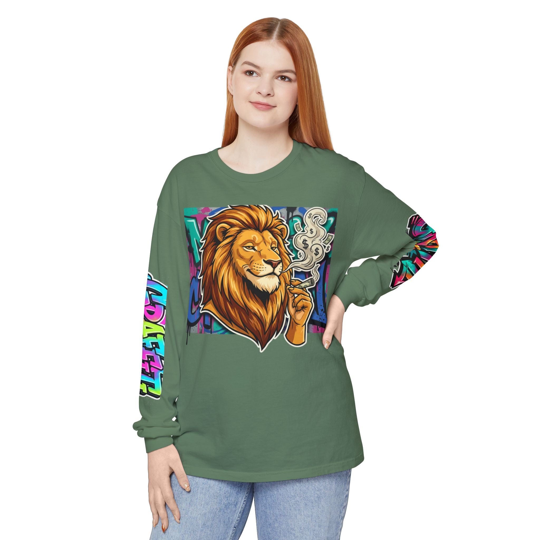 SPVNN Lion Graffiti Long Sleeve — King City Streetwear Tee