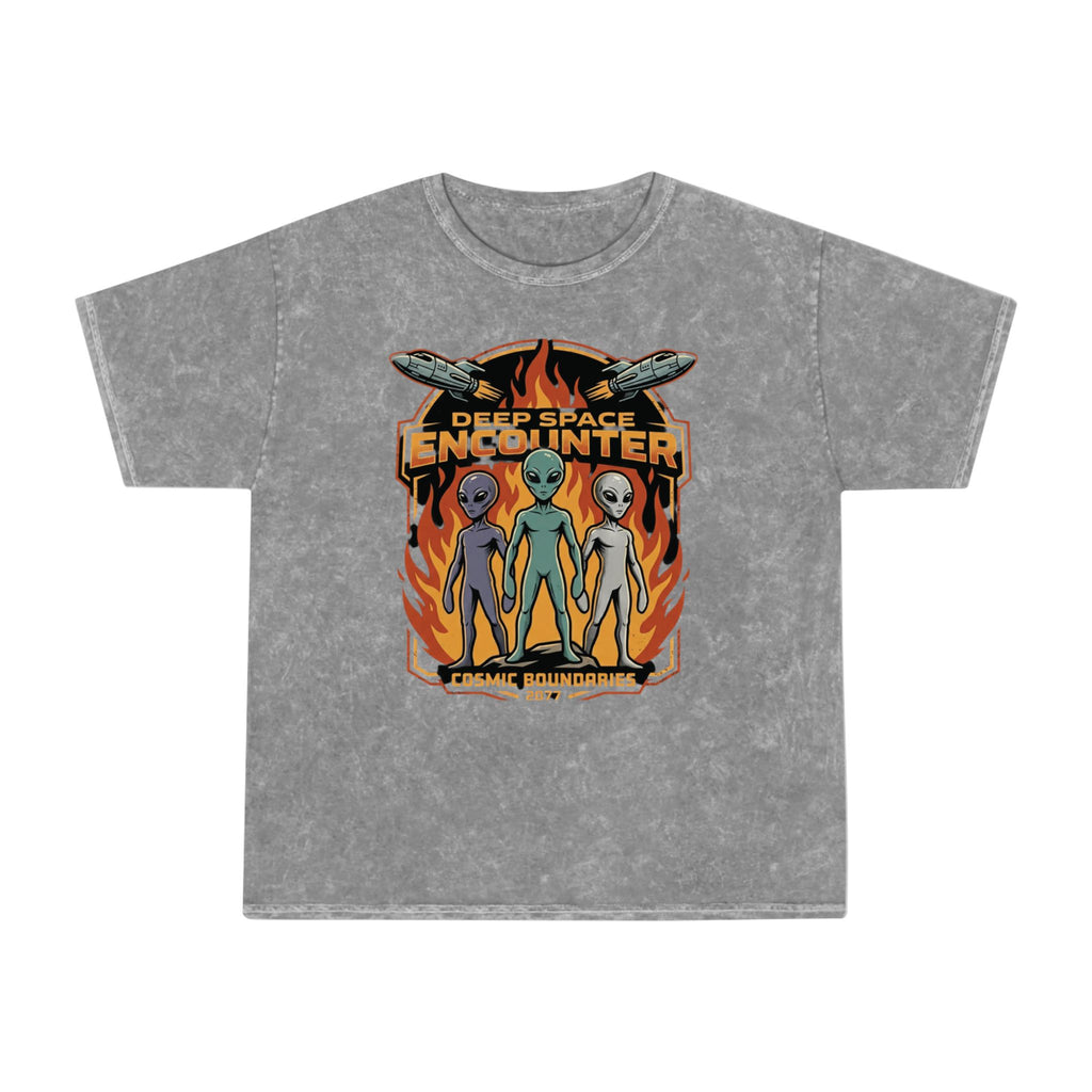 Deep Space Encounter Alien T-Shirt — Astra Defenders Graphic Tee
