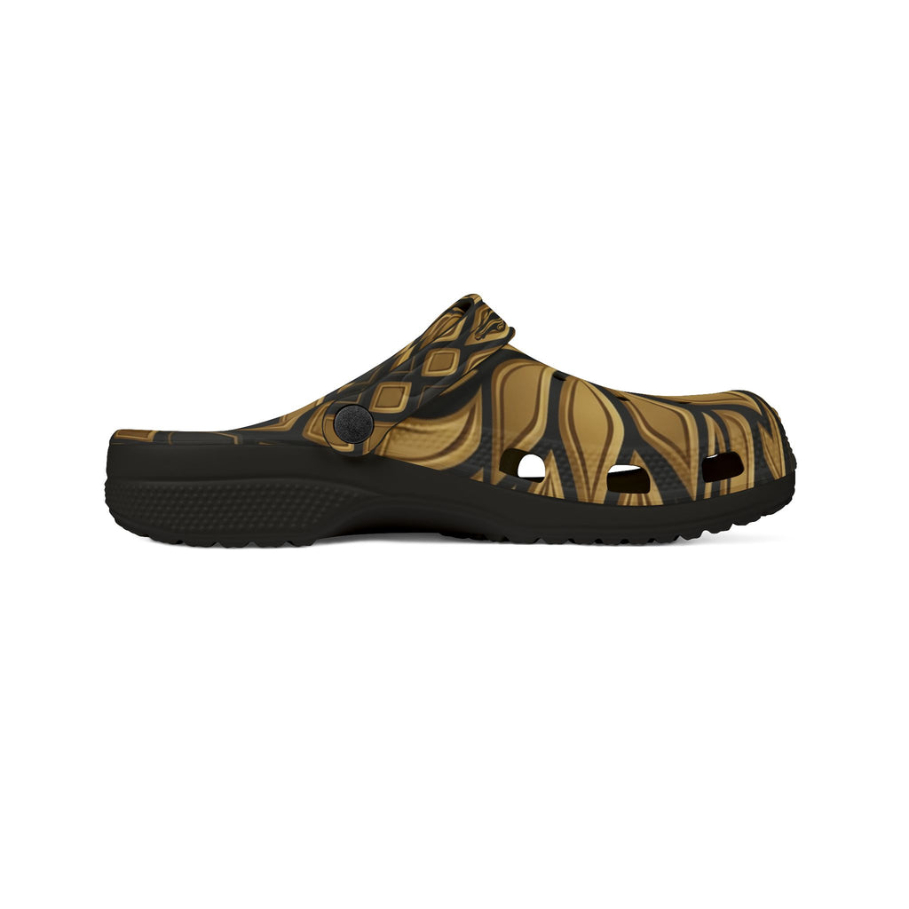 SPVNN Gold Mandala Clog — Comfortable EVA Foam Slip-On Shoes