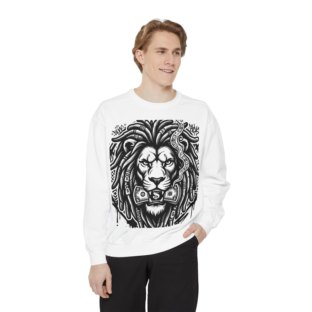 SPVNN Graffiti Lion Crewneck — Built Different Sweatshirt
