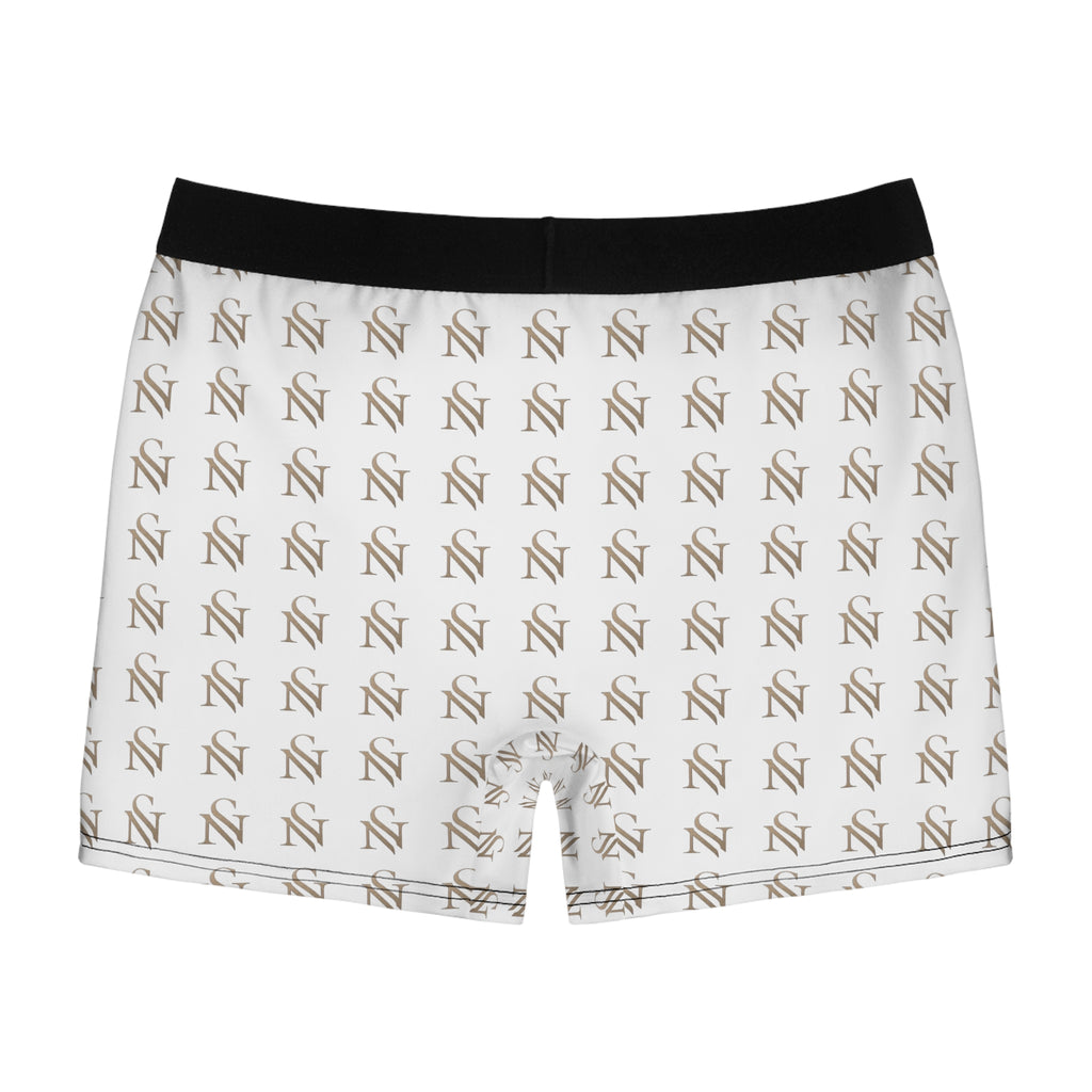 Monogrammed Boxer Briefs — All-Over Logo Men’s Underwear