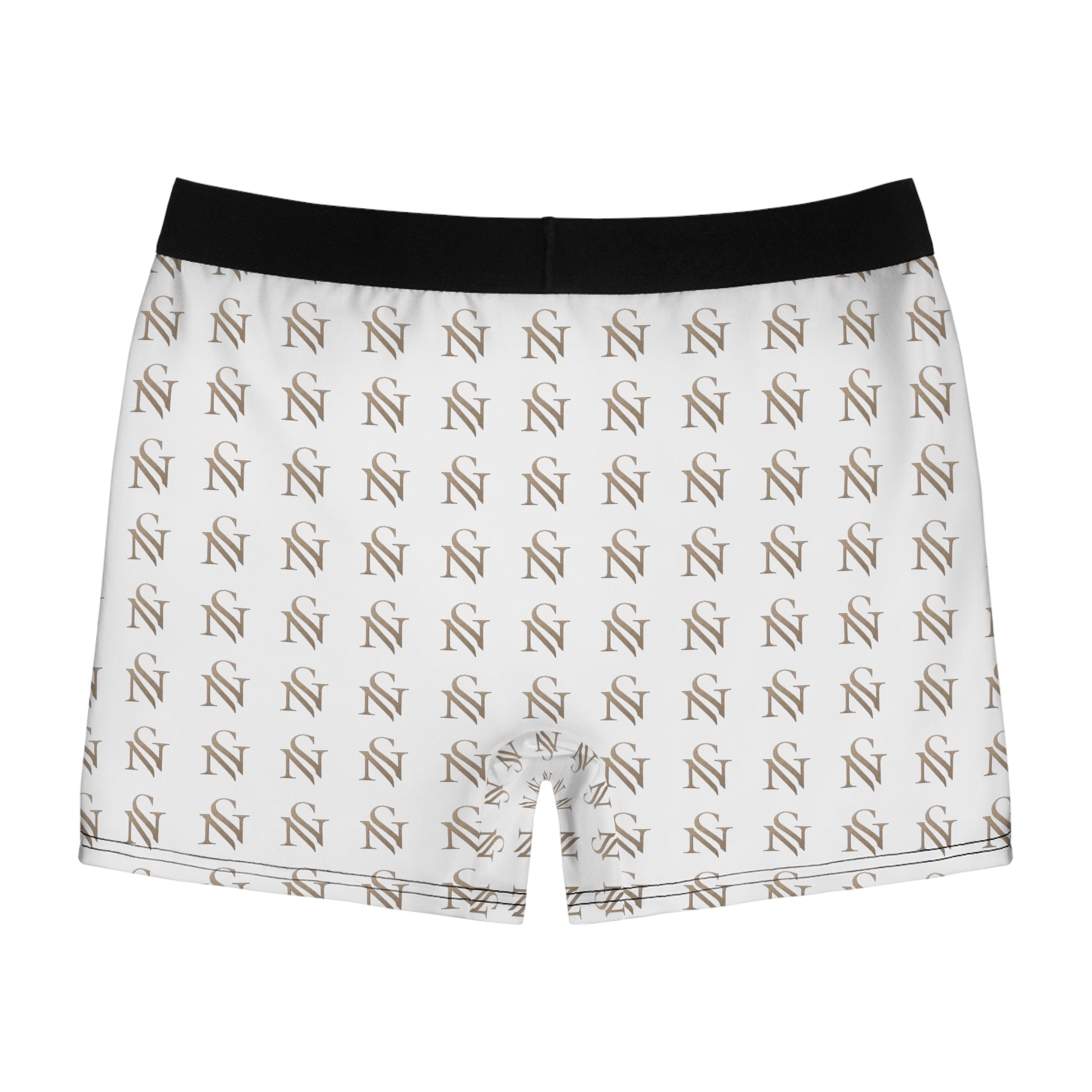 Monogrammed Boxer Briefs — All-Over Logo Men’s Underwear