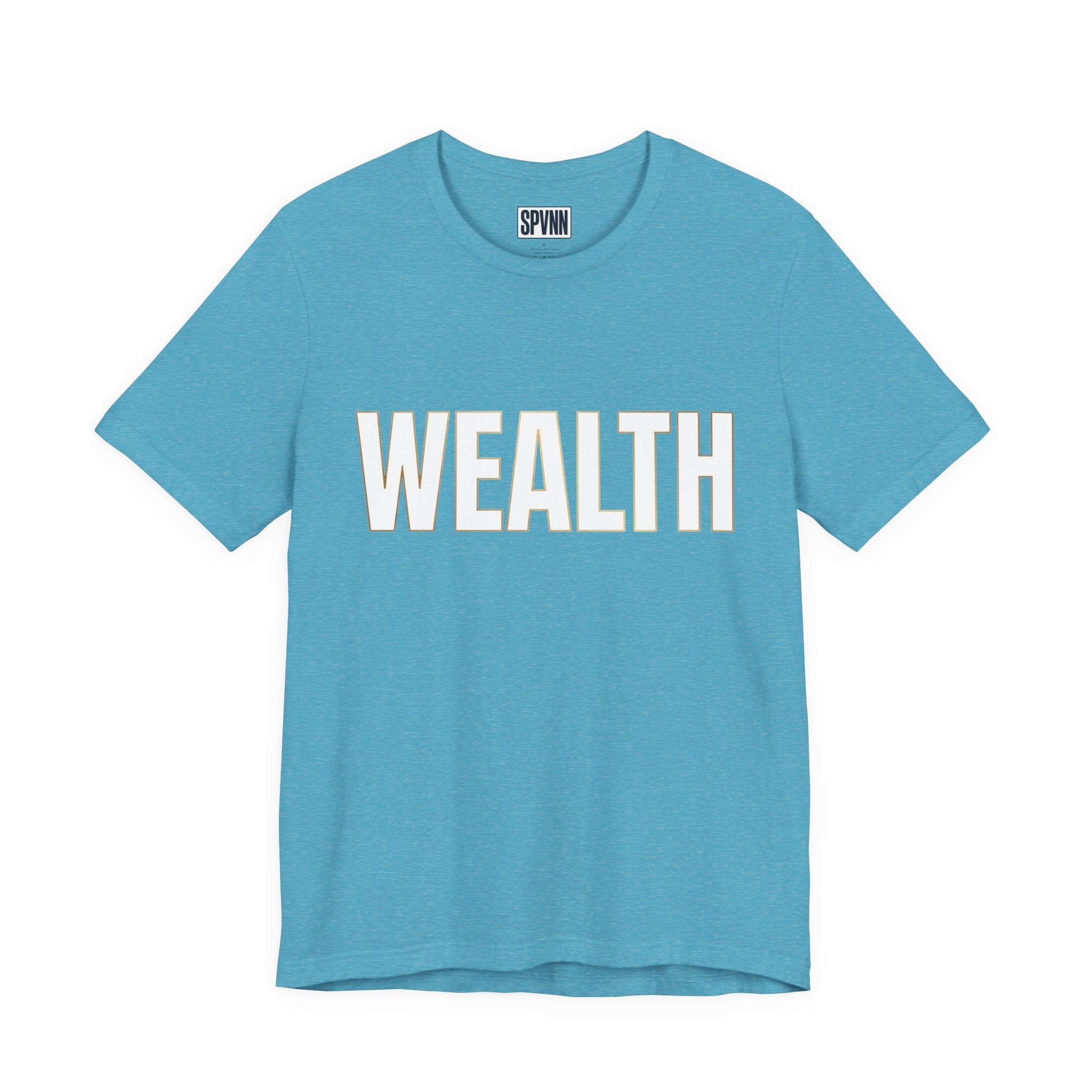 Wealth Graphic Tee — Bold 'WEALTH' Statement T-Shirt