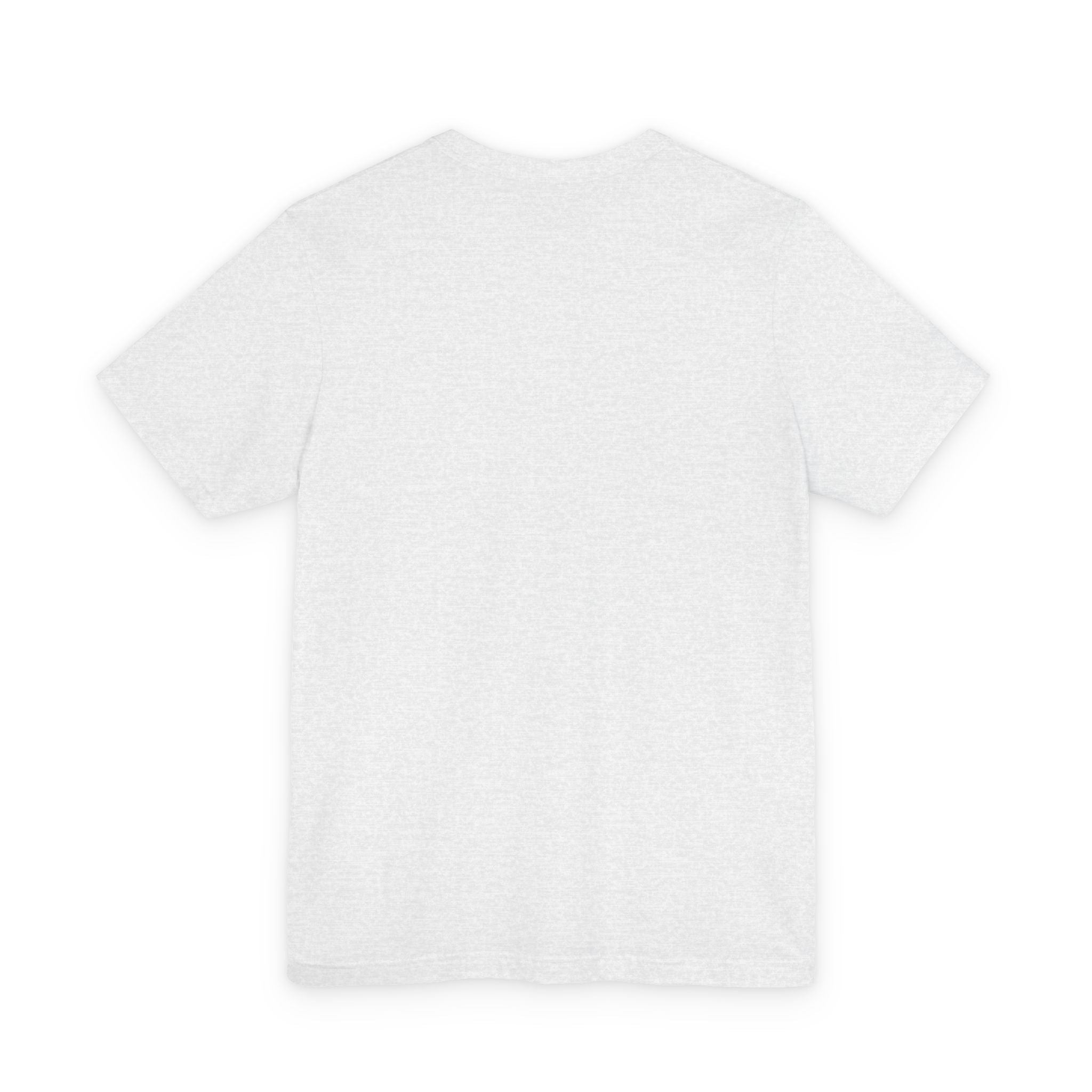 T-Shirt — Minimal Tiny Rose Chest Graphic, Casual Everyday Tee