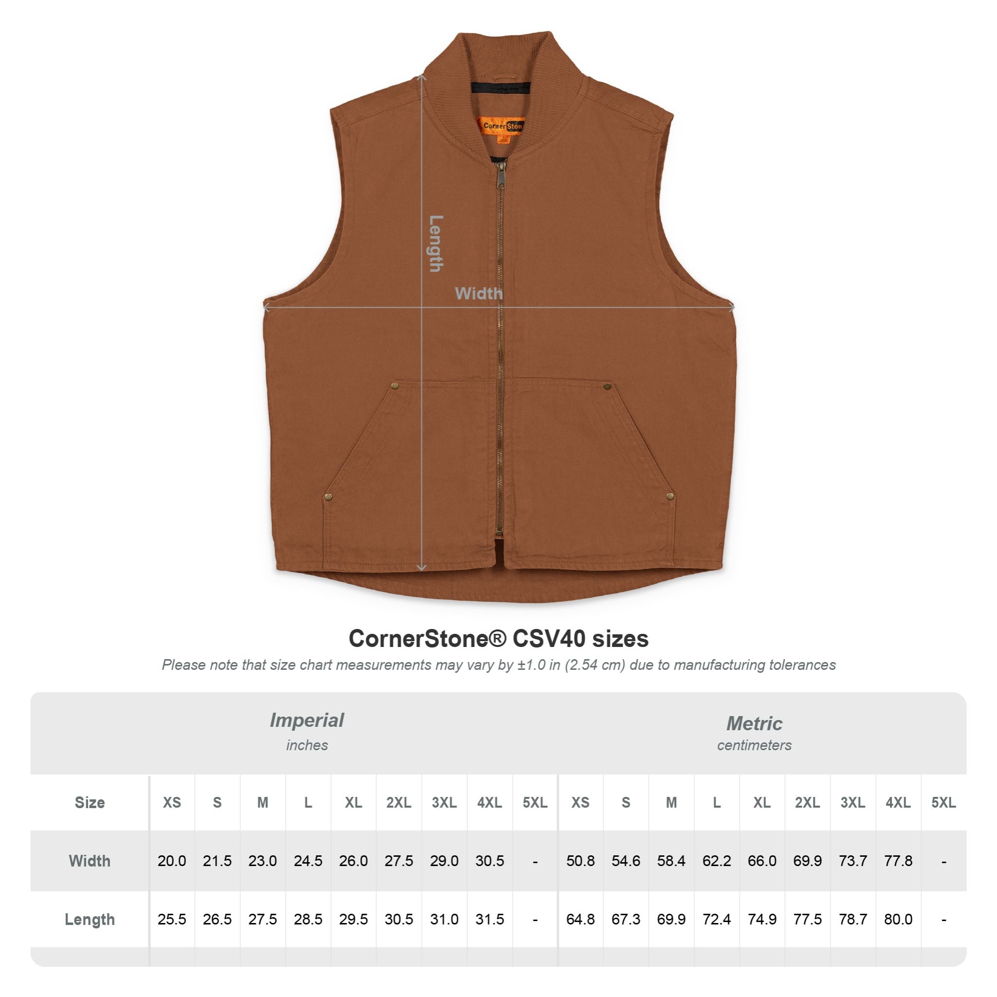 SPVNN Washed Duck Cloth Vest — Embroidered Chest Patch