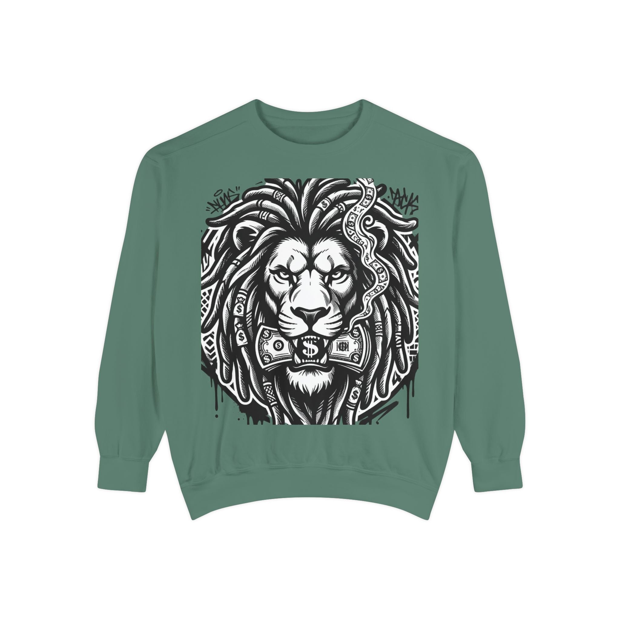 SPVNN Graffiti Lion Crewneck — Built Different Sweatshirt