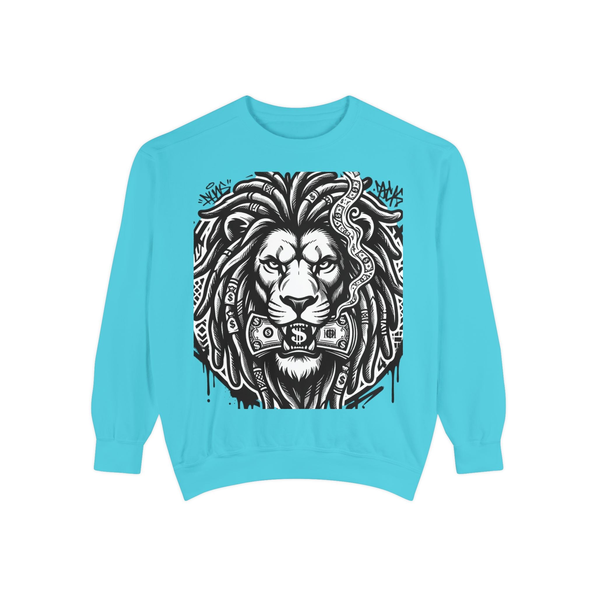 SPVNN Graffiti Lion Crewneck — Built Different Sweatshirt
