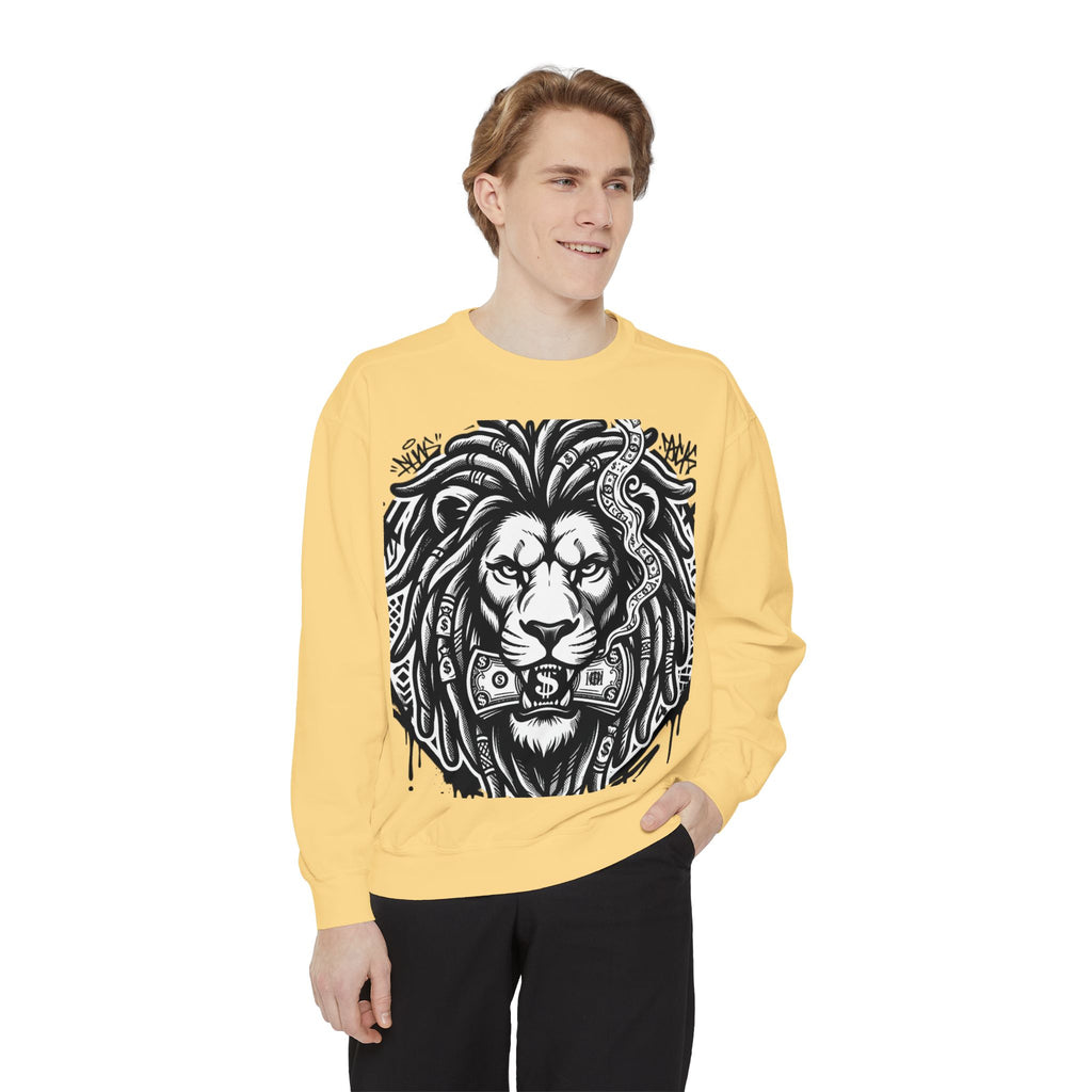 SPVNN Graffiti Lion Crewneck — Built Different Sweatshirt