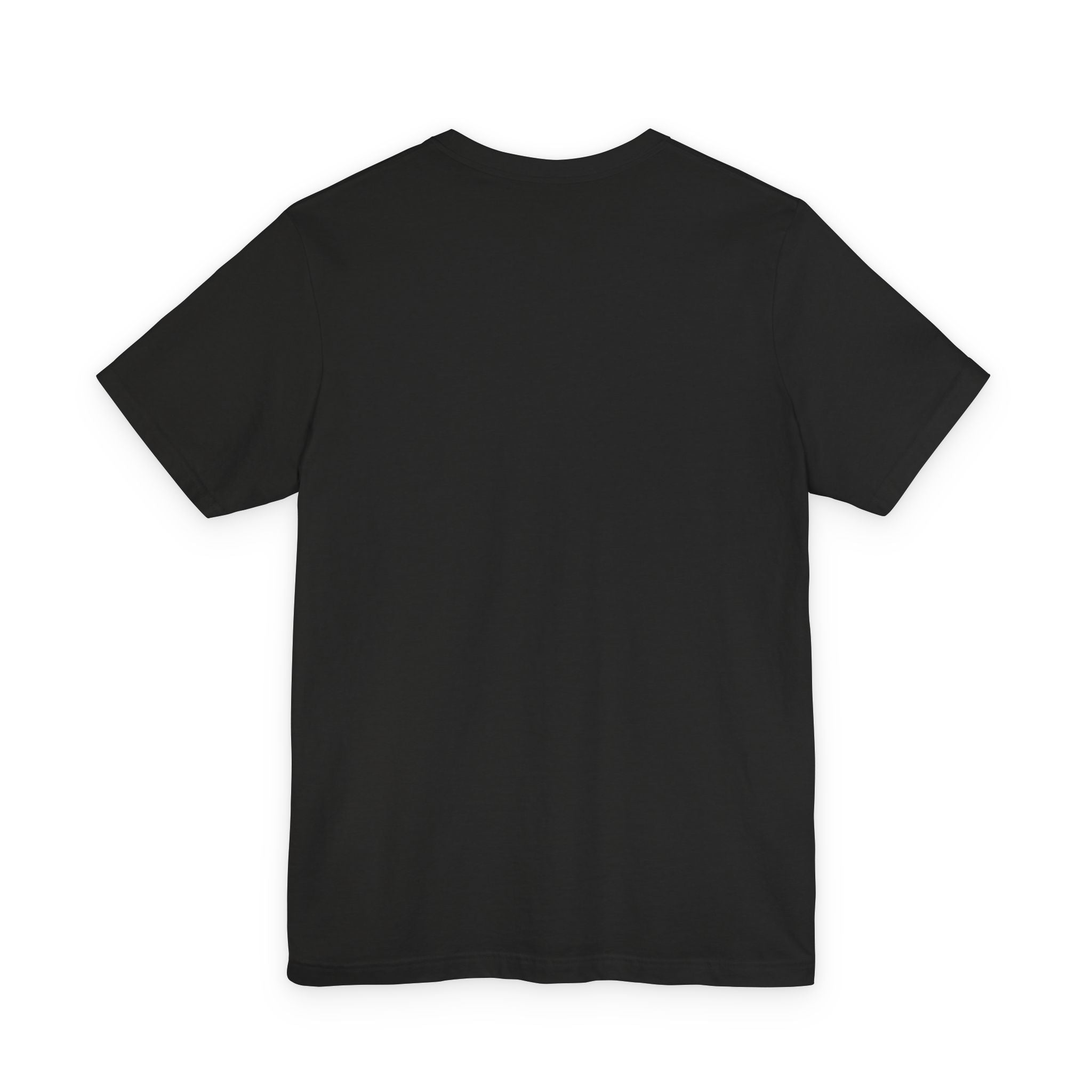 T-Shirt — Minimal Tiny Rose Chest Graphic, Casual Everyday Tee