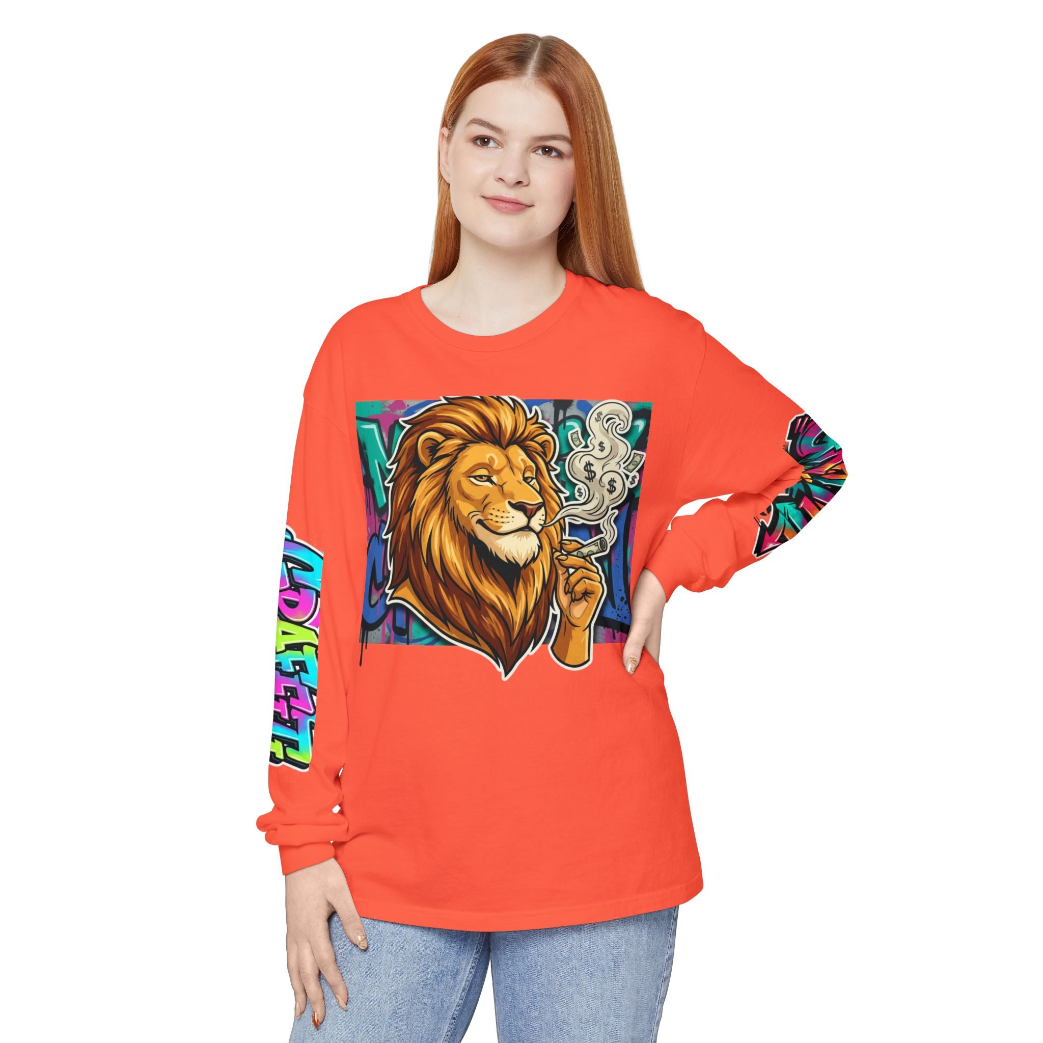 SPVNN Lion Graffiti Long Sleeve — King City Streetwear Tee
