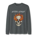 Flaming Skull Long Sleeve Tee — Anders Gebaut Graphic Shirt