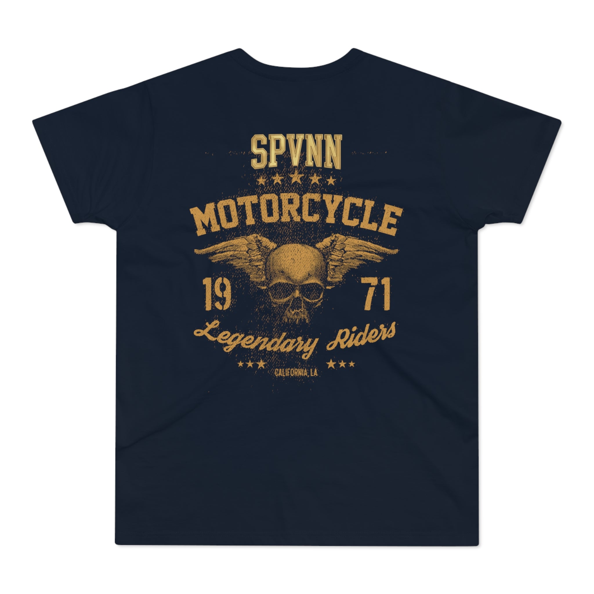 Motorcycle Skull T-Shirt — Vintage Biker Graphic Tee