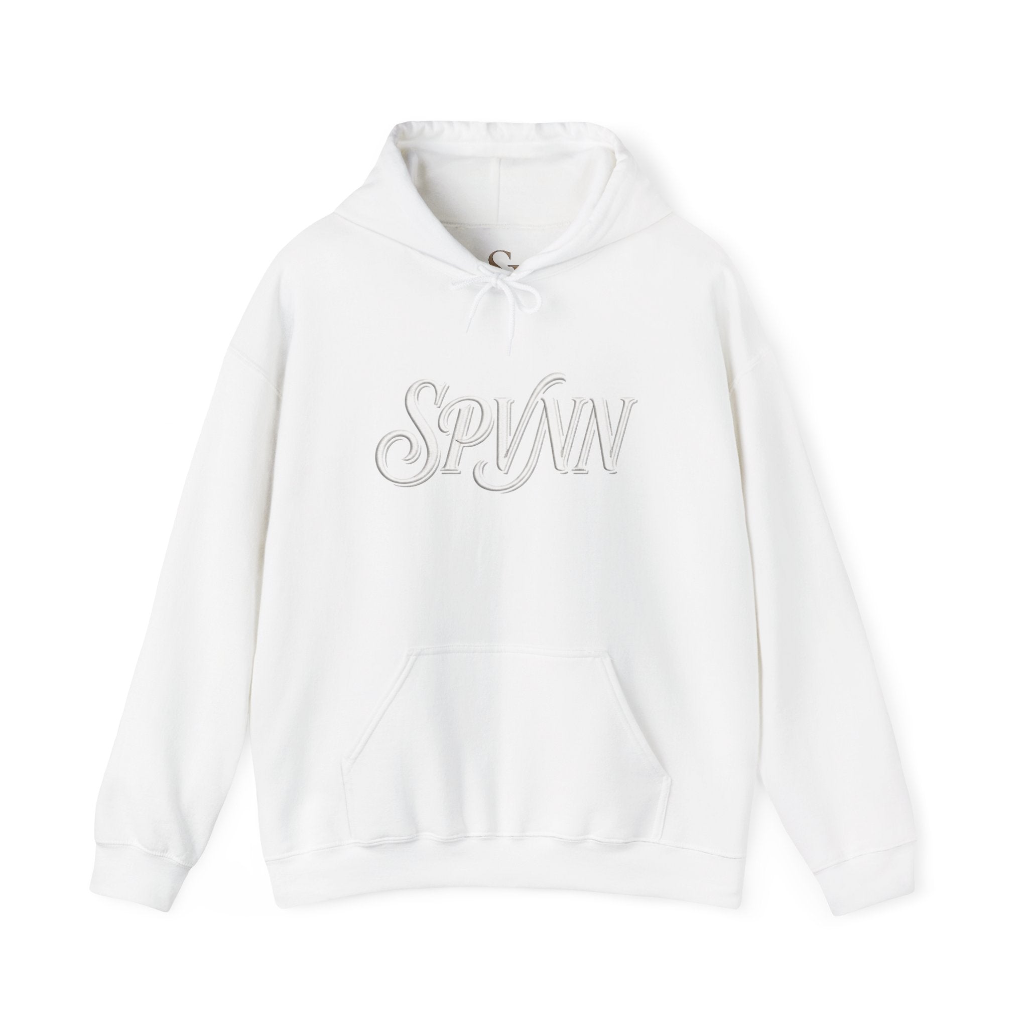 Presence in Motion Hoodie - Minimal Monogram Pullover
