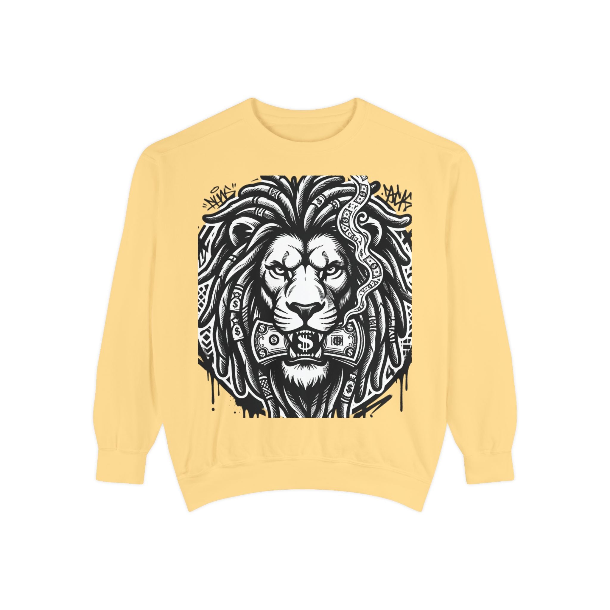 SPVNN Graffiti Lion Crewneck — Built Different Sweatshirt