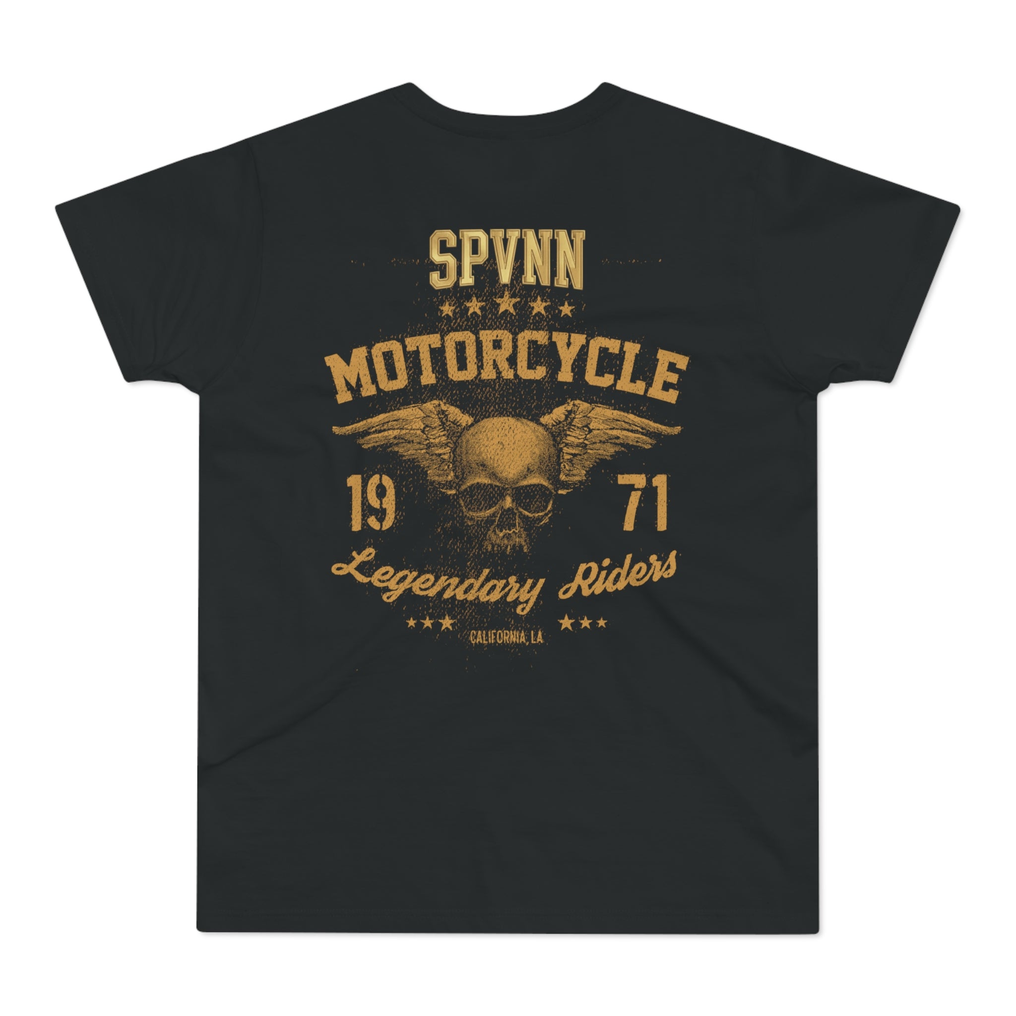 Motorcycle Skull T-Shirt — Vintage Biker Graphic Tee