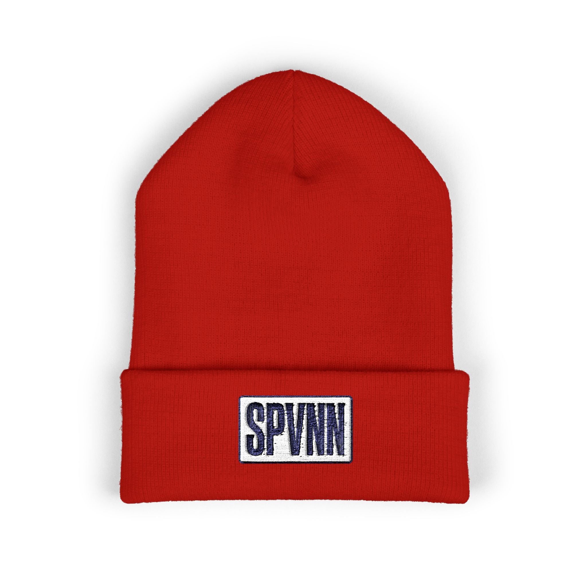 SPVNN Classic Cuffed Beanie — Embroidered Logo Knit Hat