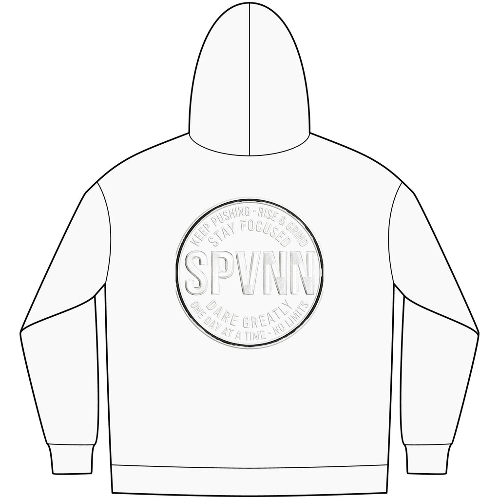 SPVNN Star Logo Hoodie — Men's Fleece Pullover with Back Emblem