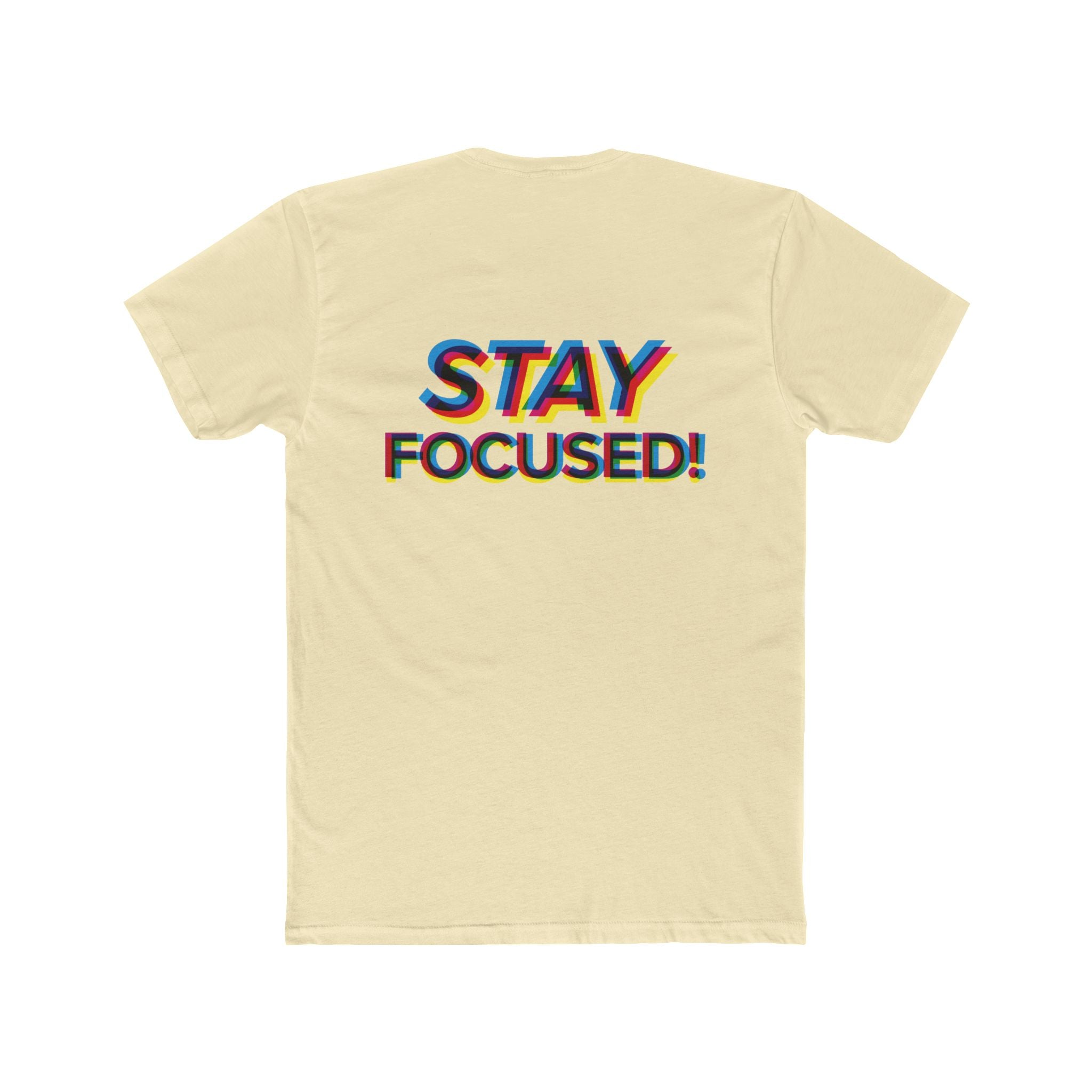 Stay Focused Tee — Retro Graphic Portrait Shirt