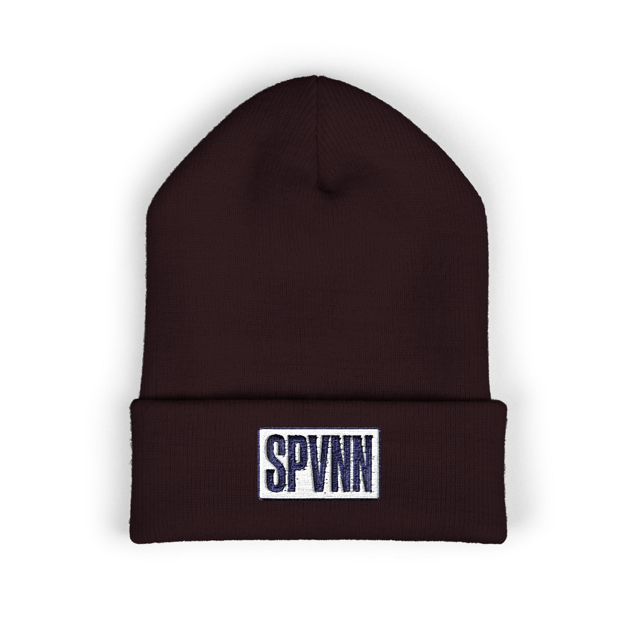 SPVNN Classic Cuffed Beanie — Embroidered Logo Knit Hat