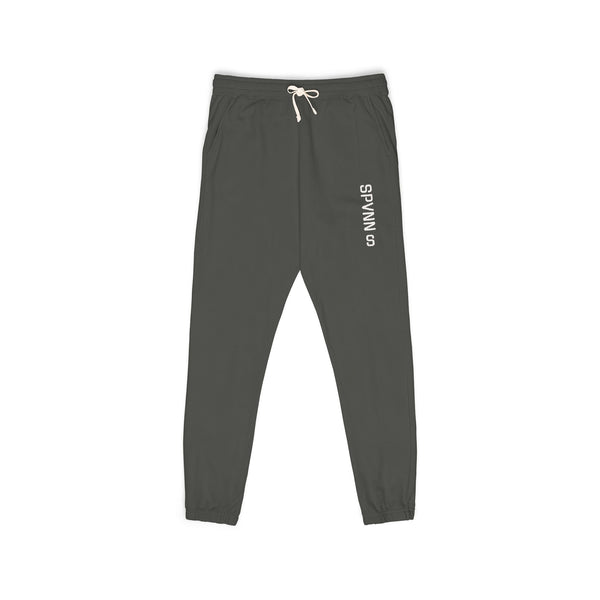 SPVNN Garment-Dyed Fleece Sweatpants — 'Survival of' Side Print