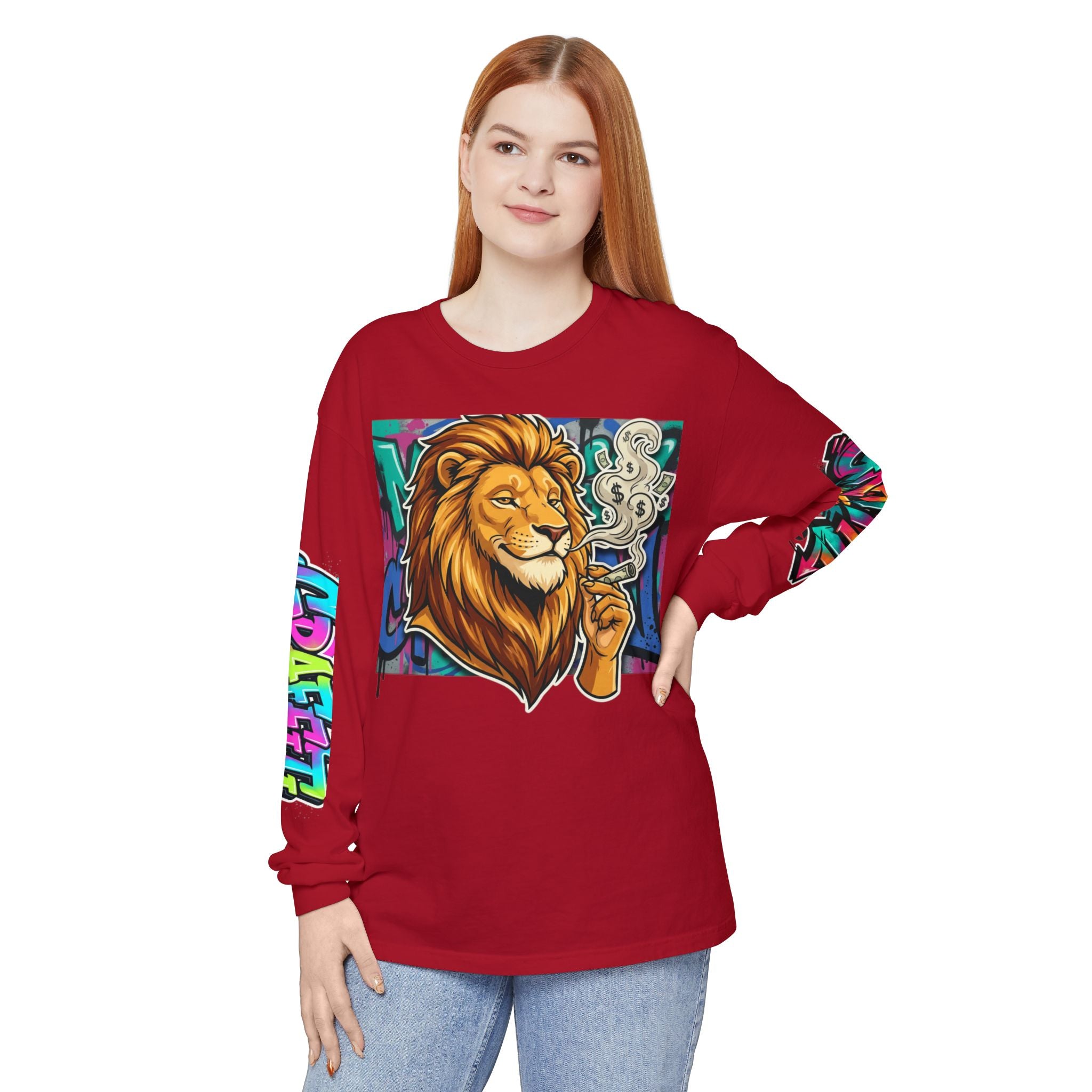SPVNN Lion Graffiti Long Sleeve — King City Streetwear Tee