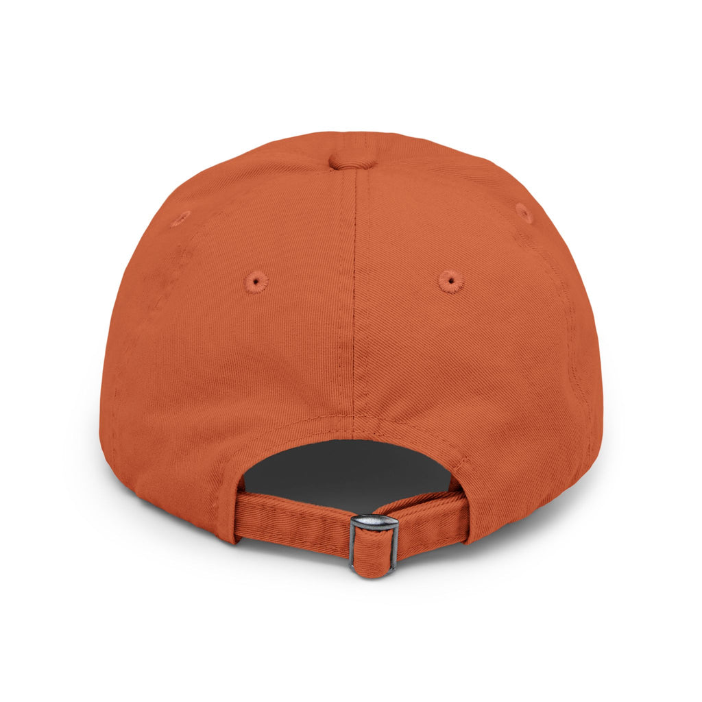 Distressed Black Baseball Cap with Gold 'SN' Monogram — Vintage Casual Hat
