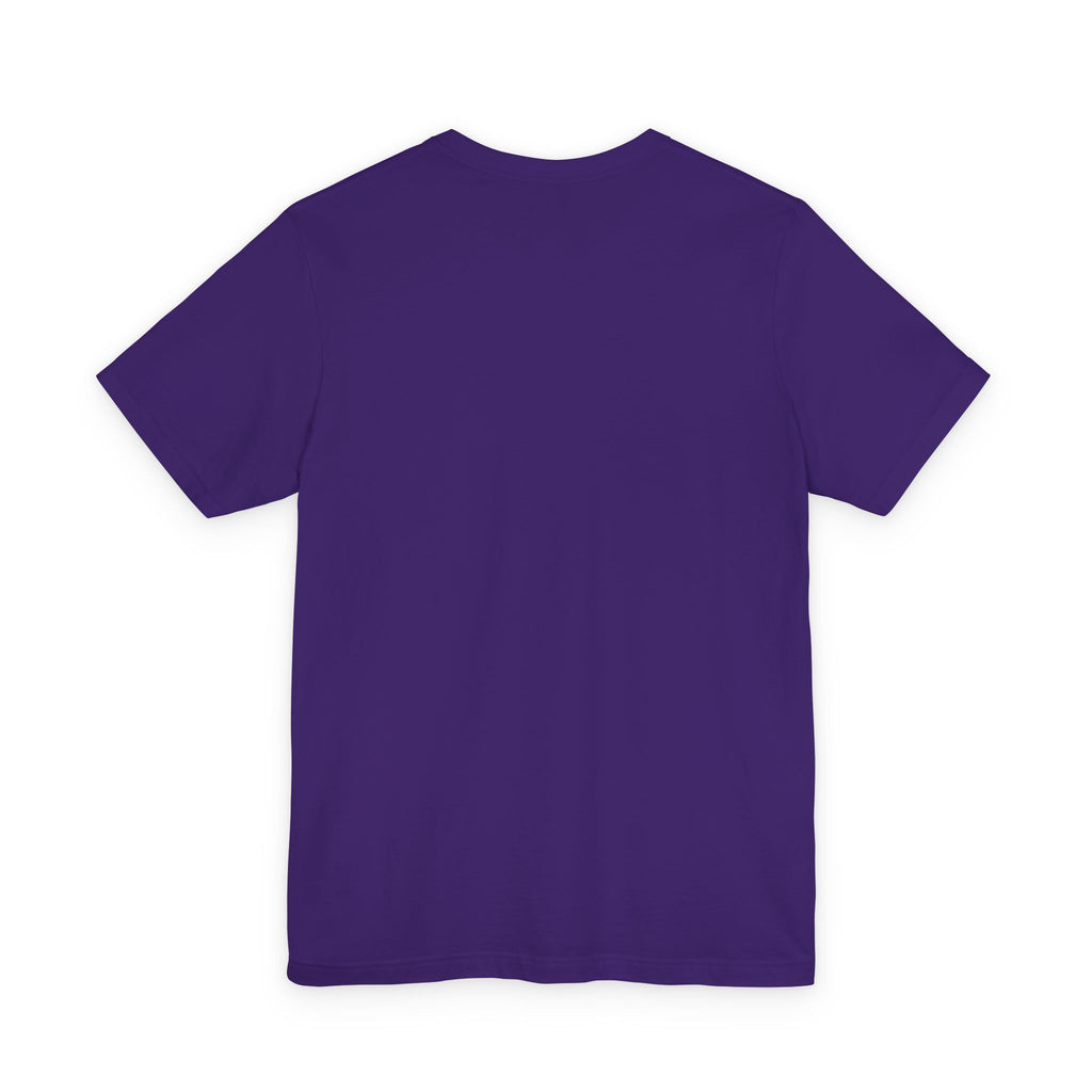 T-Shirt — Minimal Tiny Rose Chest Graphic, Casual Everyday Tee