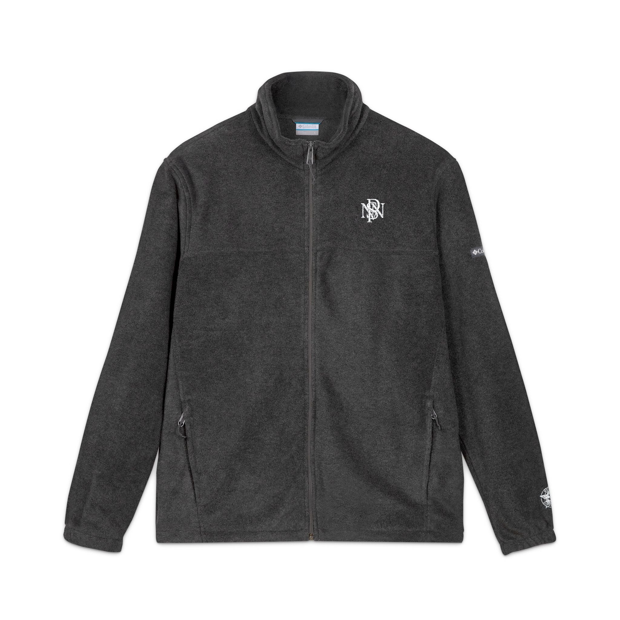 Embroidered Shark Fleece Jacket