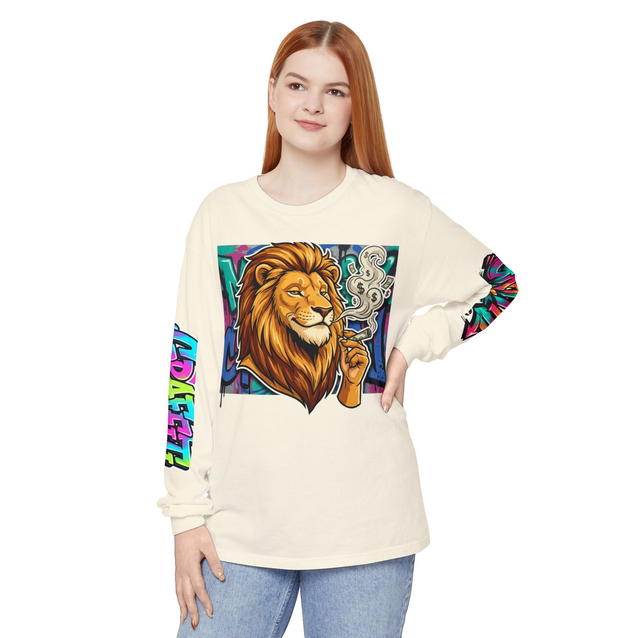 SPVNN Lion Graffiti Long Sleeve — King City Streetwear Tee