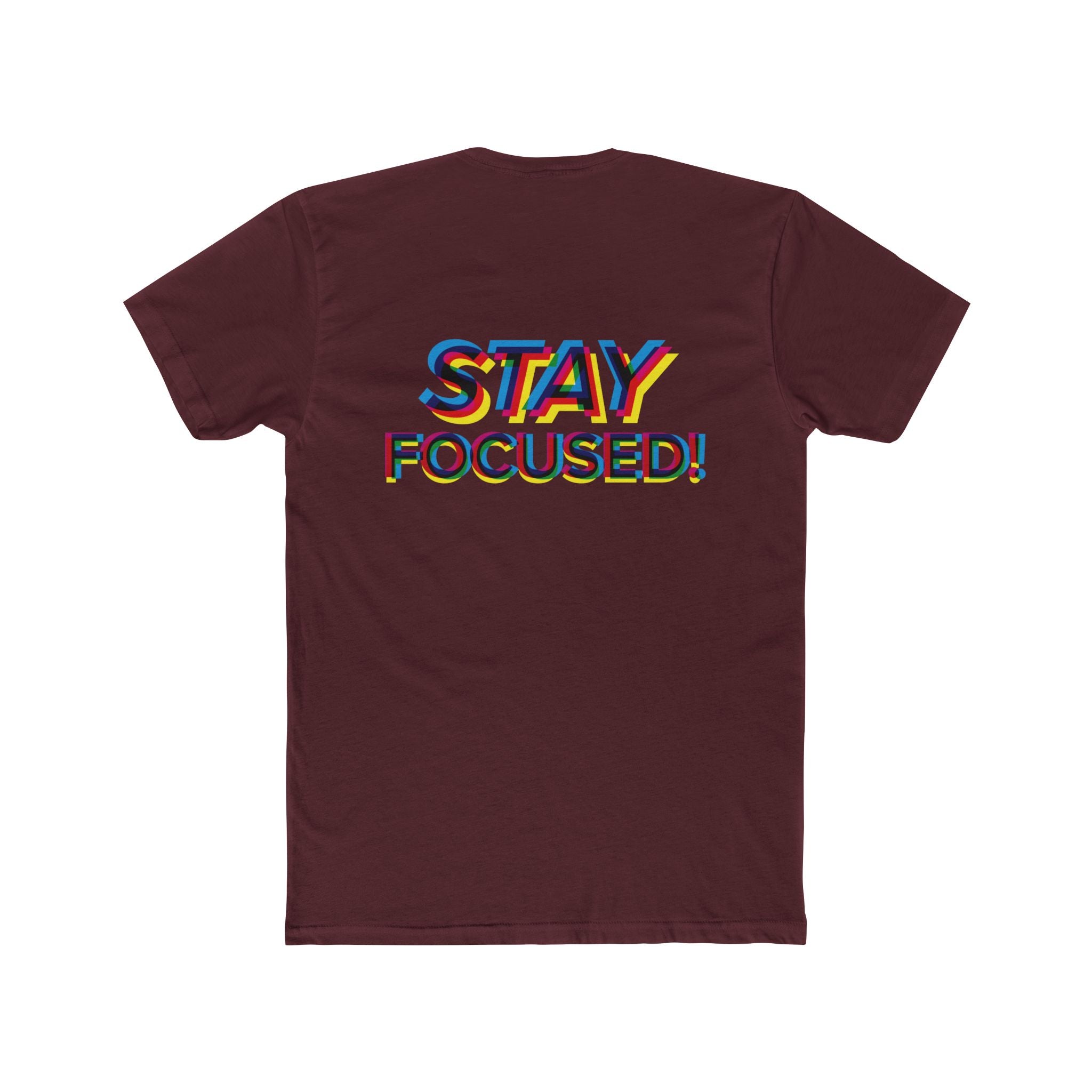 Stay Focused Tee — Retro Graphic Portrait Shirt