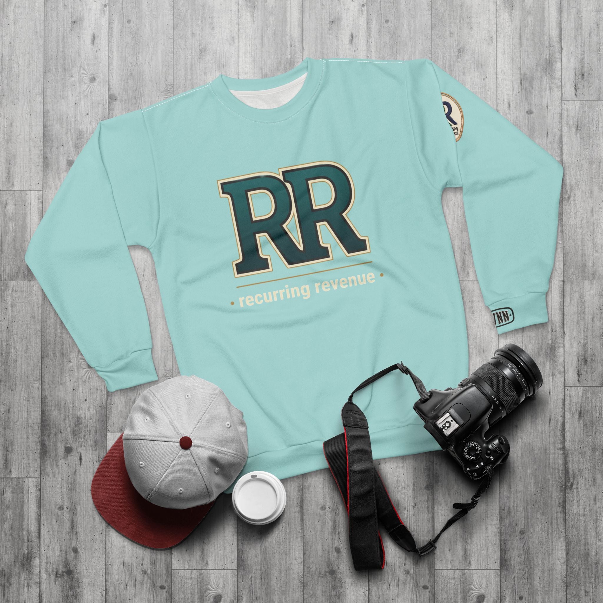 Recurring Revenue Sweatshirt — RR Logo Crewneck for Entrepreneurs