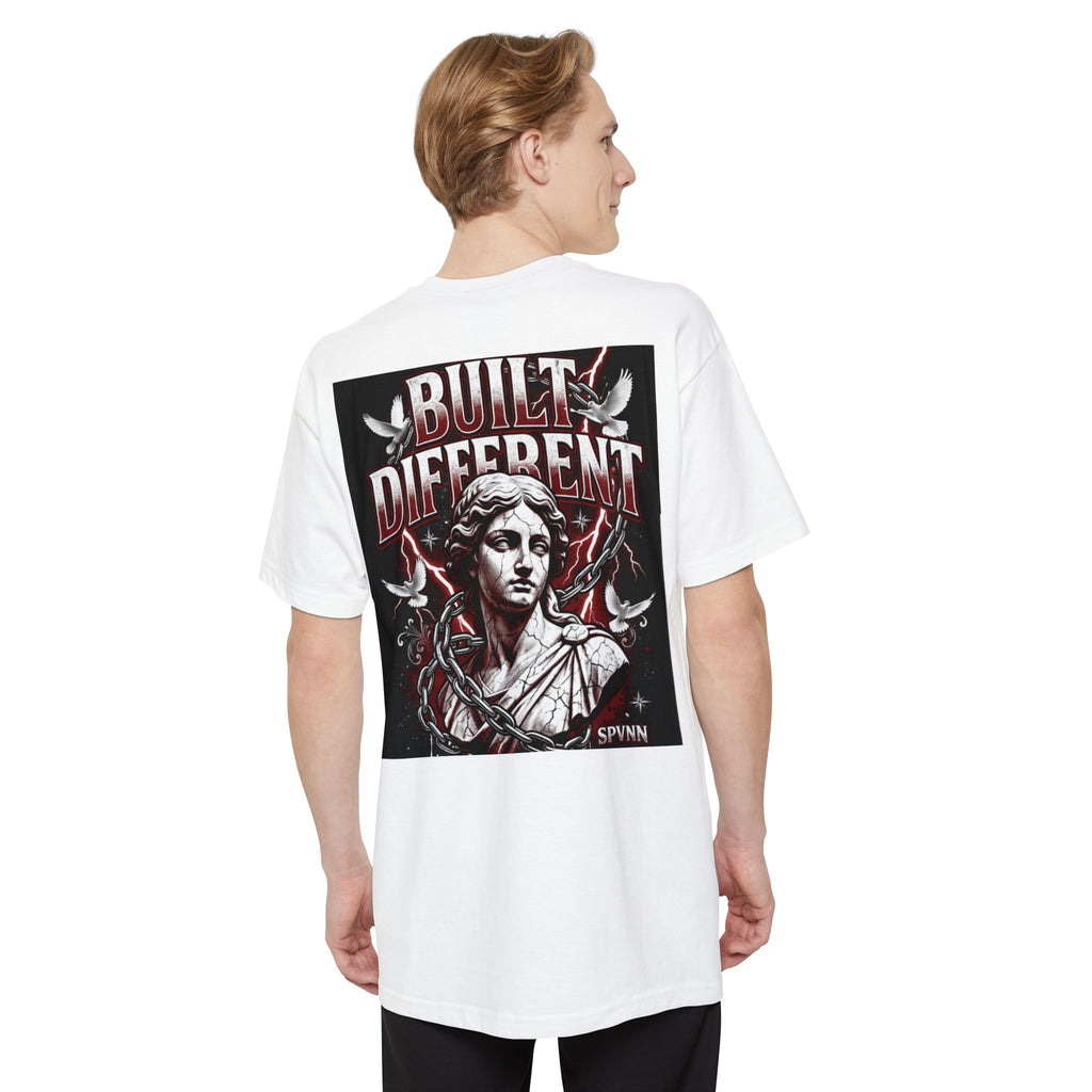 SPVNN Built Different Statue Graphic Tee — Vintage Gothic Streetwear