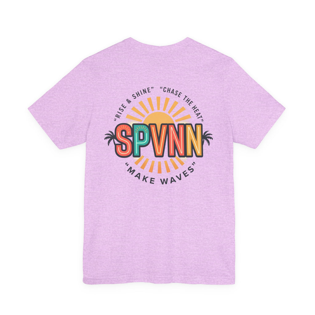 SPVNN Make Waves Graphic Tee — Retro Sunset Surf T-Shirt