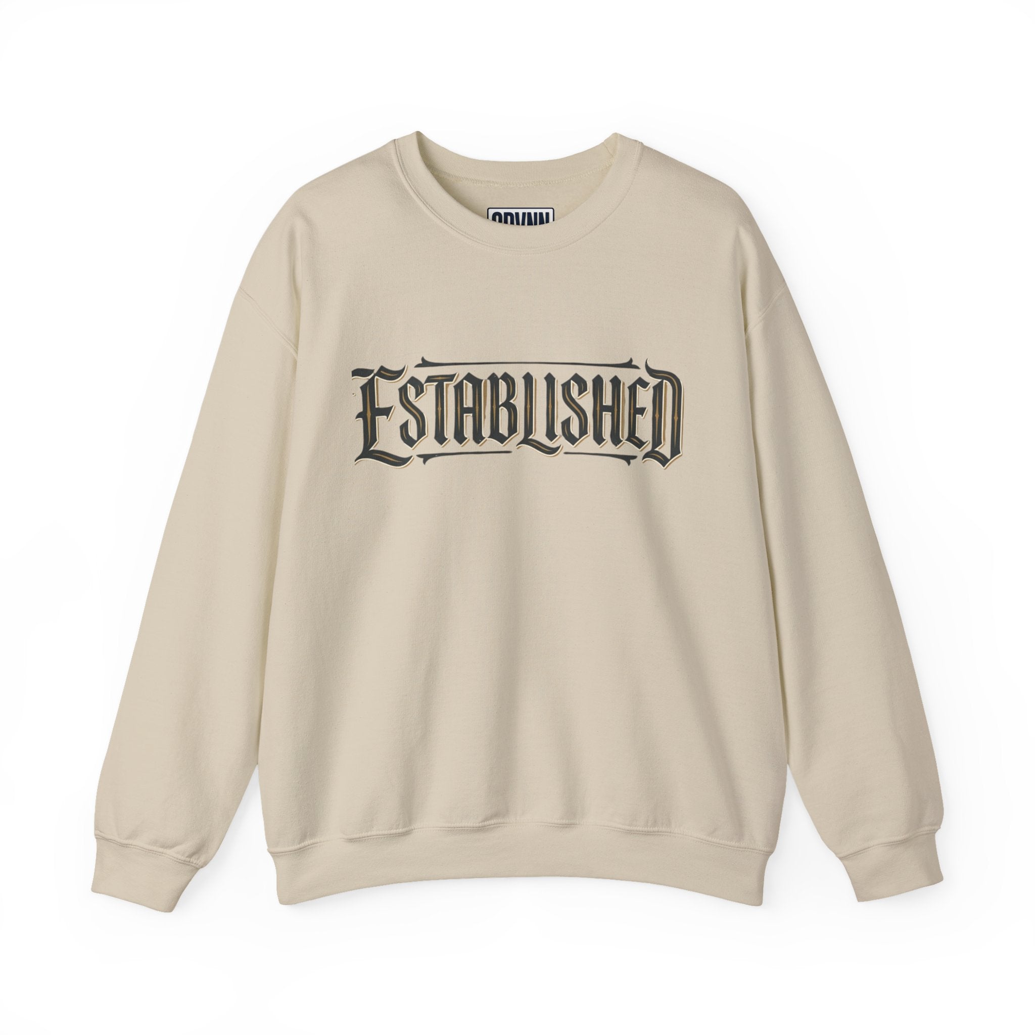 SPVNN Established Gothic Crewneck Sweatshirt – Vintage Metal Band Style – Men's S–4XL